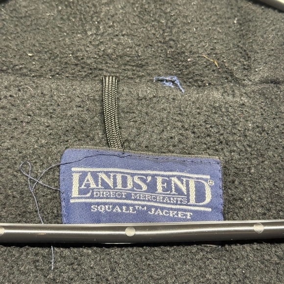 Vintage Land’s End Squall Jacket Red Black Purple 90s soft shell - Picture 5 of 6